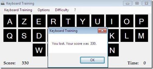 keyboard training