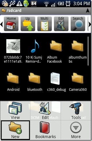 ASTRO File Manager New options