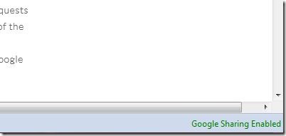 GoogleSharing Status