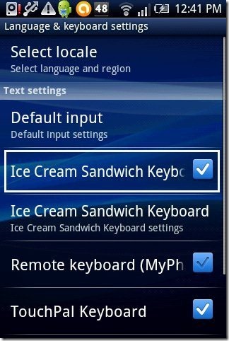 Keyboard Enable