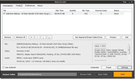 Kirara Video Encoder