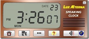 Multilingual Speaking clock