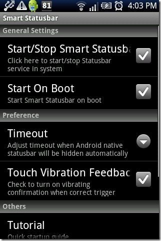 Smart Statusbar App