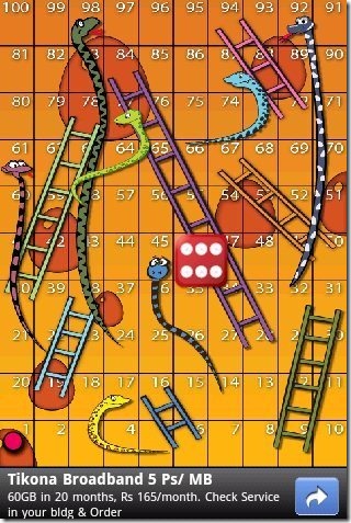 Snakes And Ladders Game Interface