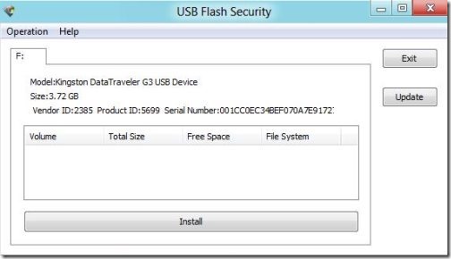 USB Flash Security