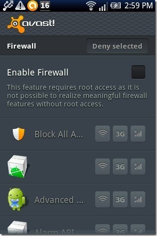 avast Firewall