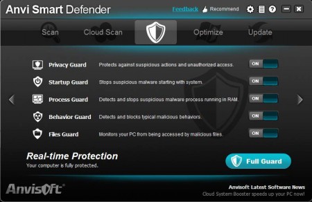 Anvi Smart Defender real time