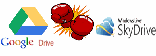 Google vs SkyDrive