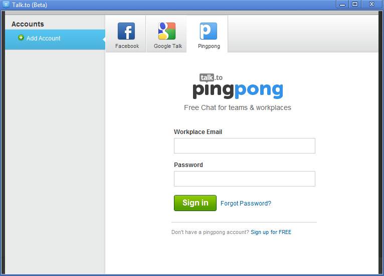 Pingpong add account