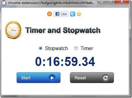 Quickrr Stopwatch