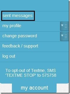 Textme Send items