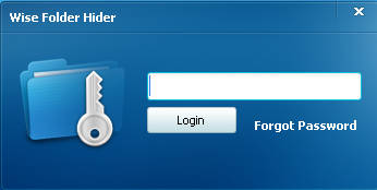 Wise Folder Hider password ask