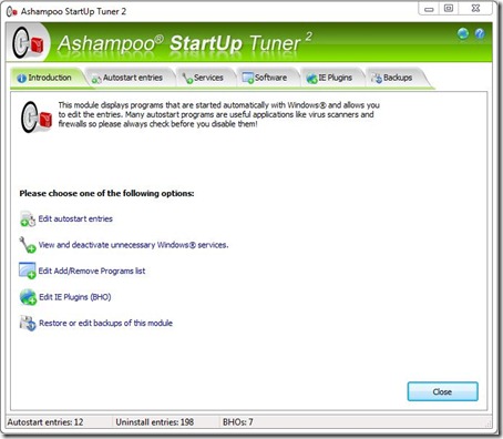 ashampoostartuptuner