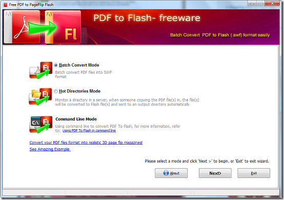 Free PDF to PageFlip Flash