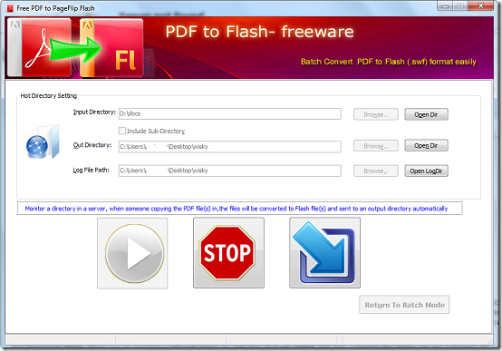 Free PDF to PageFlip Flash