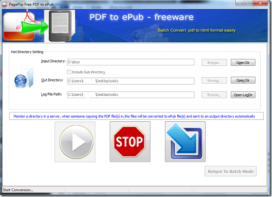 PageFlip PDF to ePub