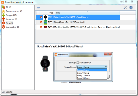 Prices Drop Monitor for Amazon