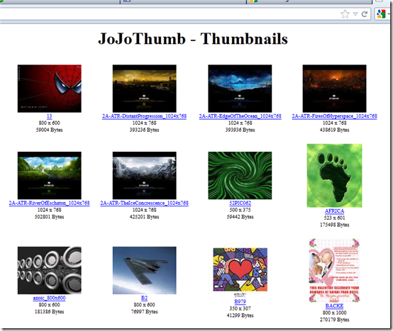 JoJoThumb HTML