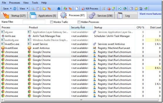 Anvir task manager