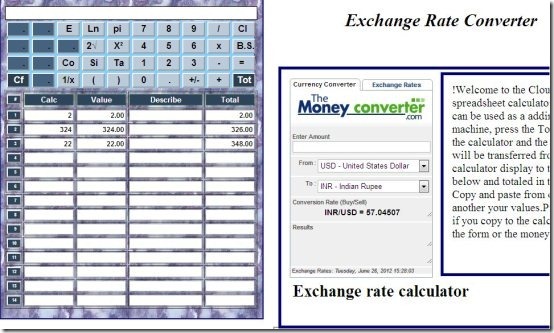 Exchange Rates Extension