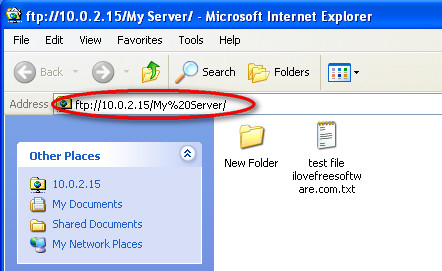 Golden FTP server works