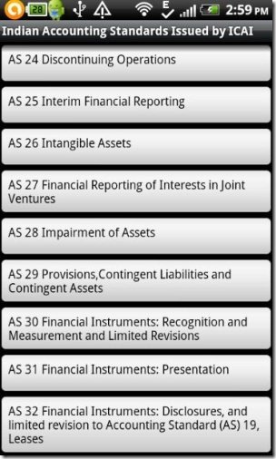 Indian Accounting Standards