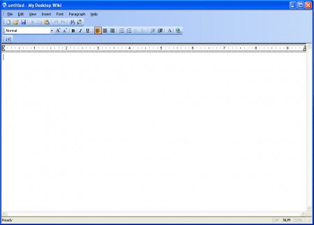 My Desktop Wiki default window