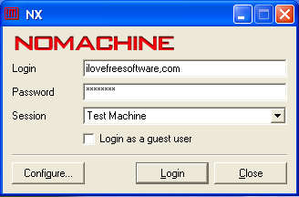 NoMachine machine added