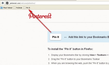 Pinterest wizard pin it button