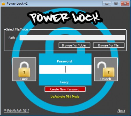 Power Lock default window