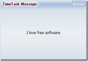 Time Task Message