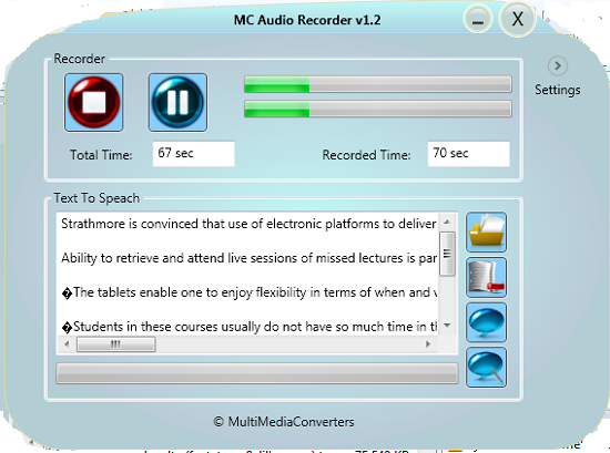 MC Audio Recorder