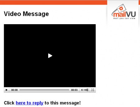 mailVU video message