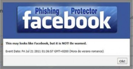 FB Phishing Protector phishing attack