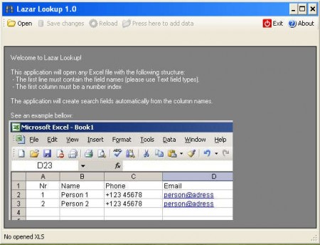 Lazar Lookup default window