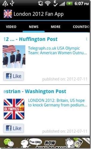 London 2012 News