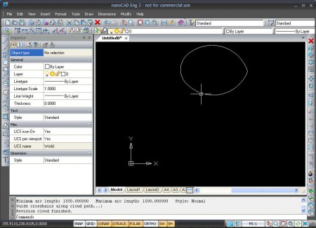 NanoCAD creating design