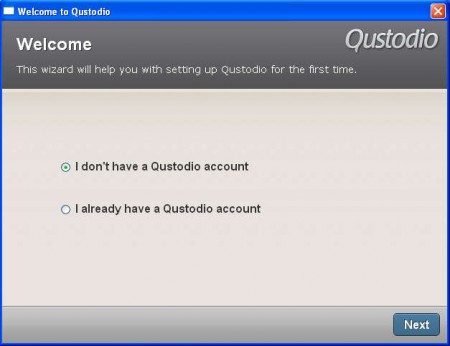 Qustodio register account