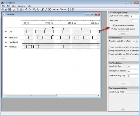 TimingEditor selected time editing