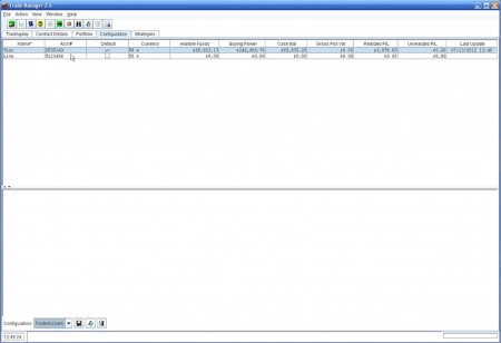 Trading Manager configuration