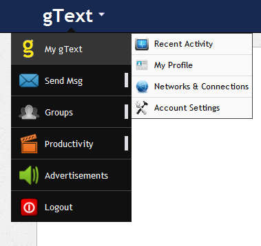 gText default window