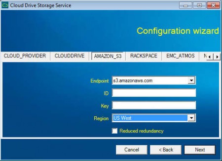 Cloud Drive connecting to server