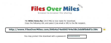 FilesOverMiles file opened