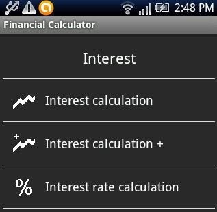 Financial Calculator Android