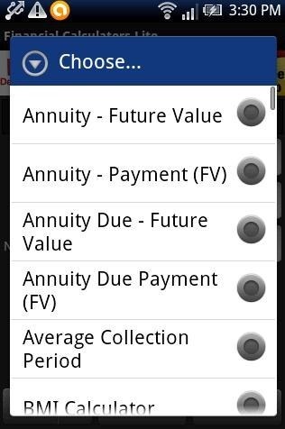 Financial Calculator Lite