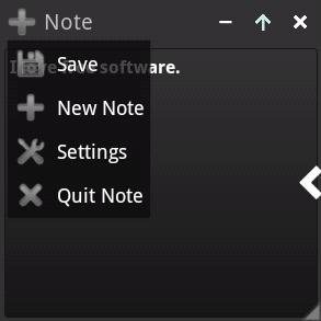 Floating Notes options
