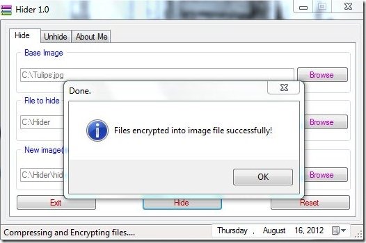 Hider file encryption