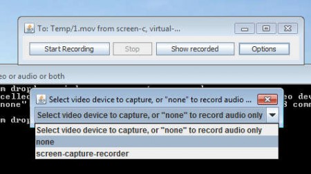On Screen Capture Recorder select whats recorded