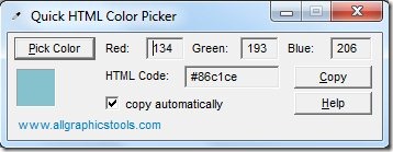 Quick HTML Color Picker