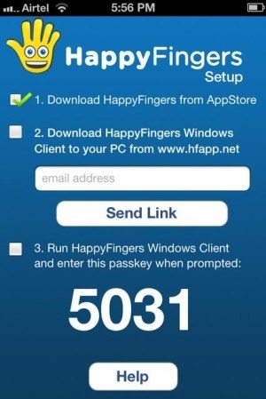 SMS PC HappyFingers App